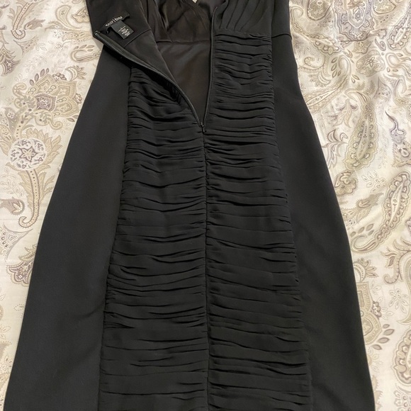 White House Black Market Sleeveless Ruched Dress - Picture 6 of 8